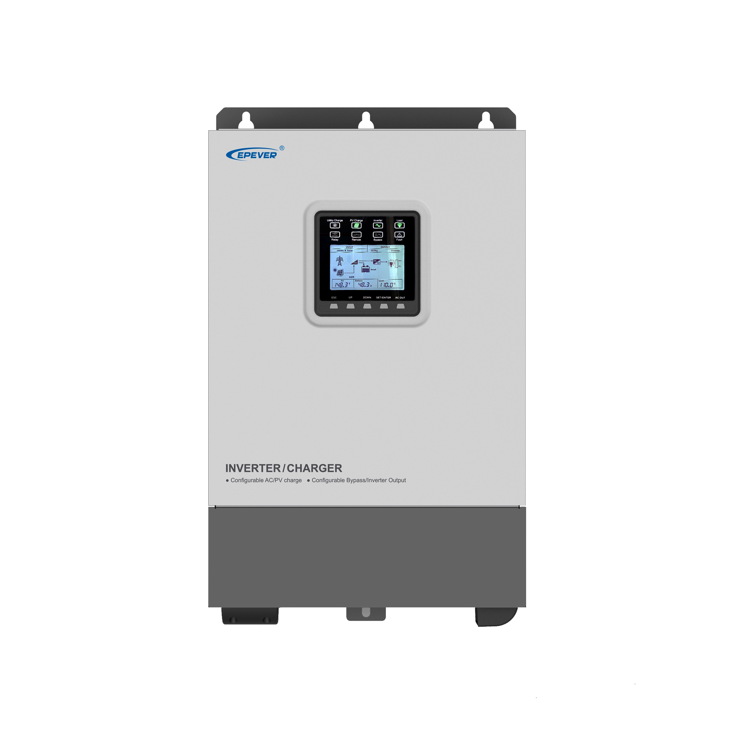 Wechselrichter Hybrid Wechselrichter 6000 Watt/Peak Inverter App